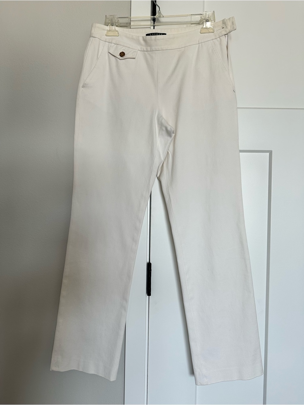 Lauren Ralph Lauren White Pants size 4 - Picture 2 of 8